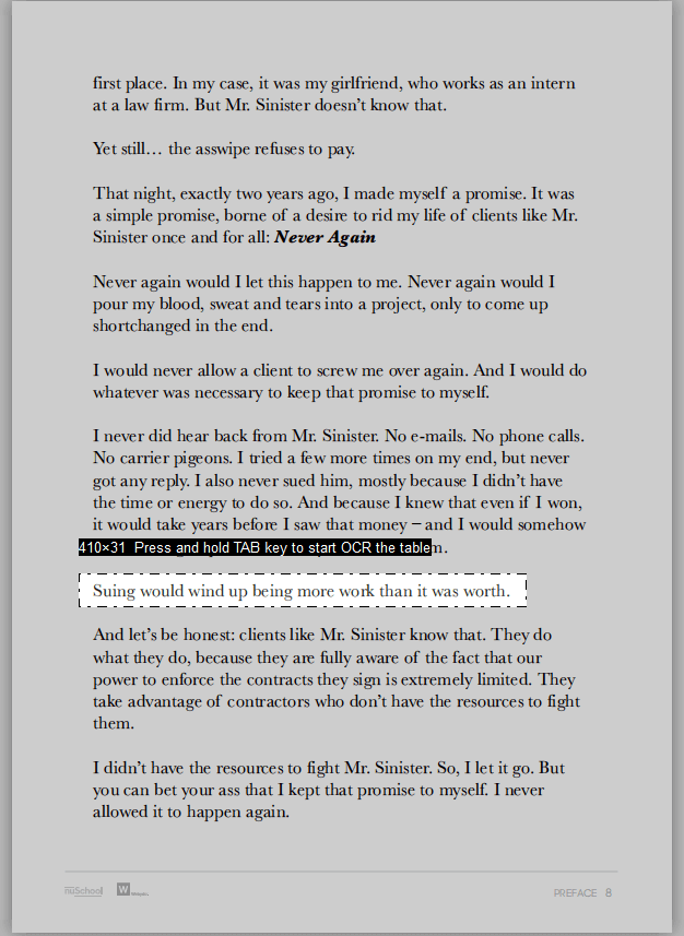 Highlight Ebook Text